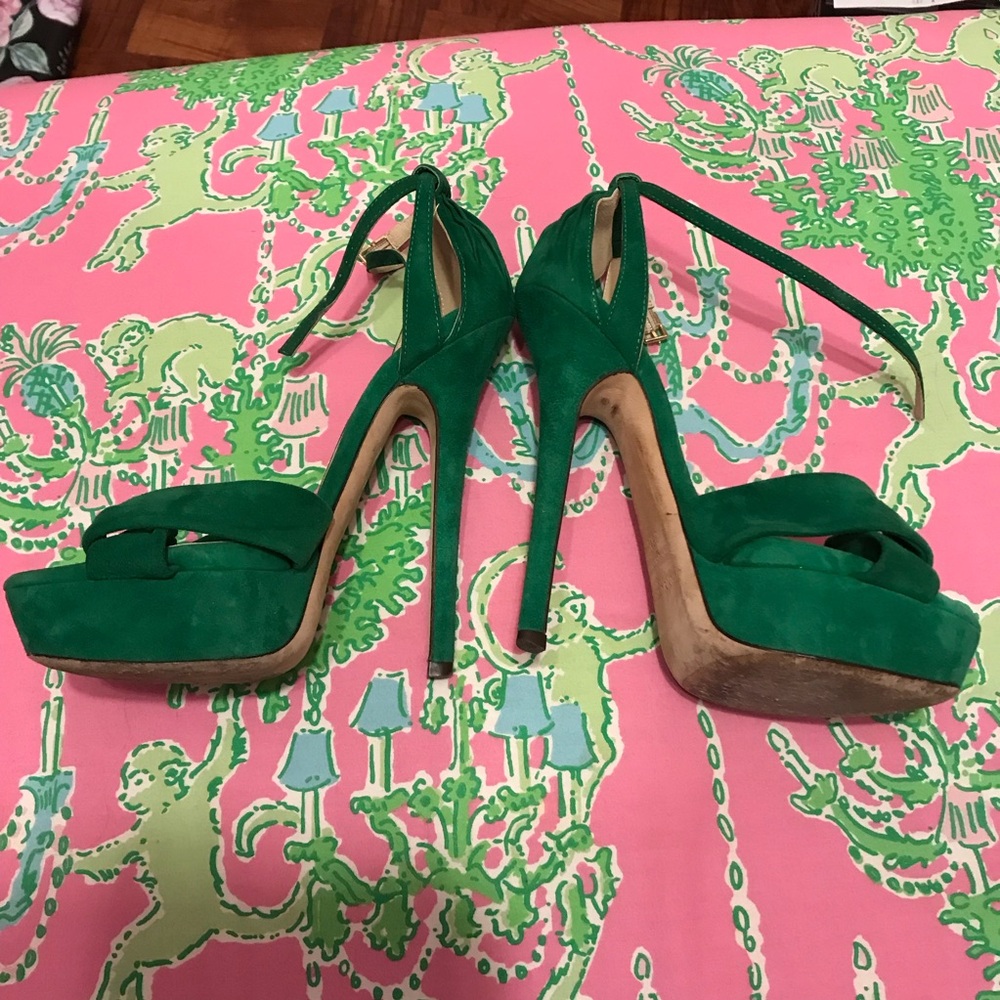 Jimmy Choo Green Heels - Picture 5 of 8